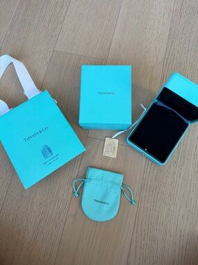 Tiffany & Co. Turquoise Jewelry Packaging Set